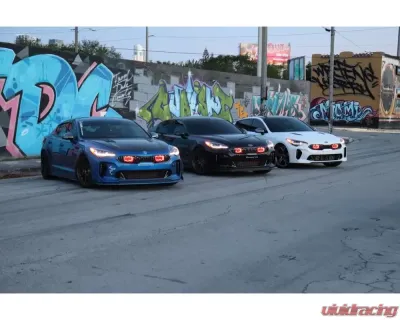 Velossa Tech Generation 4 Interchangeable BIG MOUTH LIT Flare and Controller Kia Stinger 2018+ - VT-FL-4011