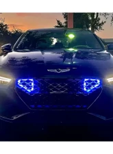 Velossa Tech Generation 4 Interchangeable BIG MOUTH LIT Flare and Controller Genesis G70 2018-2021                                     - VT-FL-4012 - Image 4