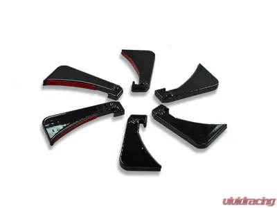 Velossa Tech 6-Pack Rear Diffuser Fins Ford Focus ST 2013-2014 - VT-ACC-0030