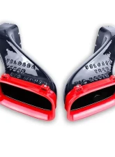 Velossa Tech BIG MOUTH Dual Air Intake Snorkel Kit Genesis G70 3.3T 2022+                                     - VT-BM-0214 - Image 5