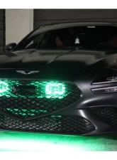 Velossa Tech BIG MOUTH Full LIT KIT Intake Snorkel Genesis G70 3.3T 2022+                                     - VT-BM-1214 - Image 7