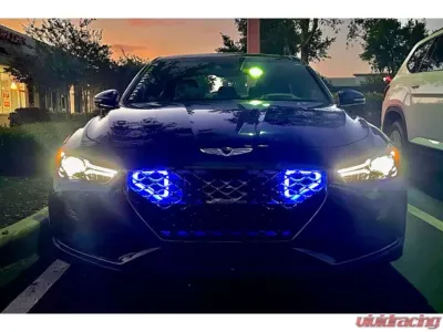 Velossa Tech BIG MOUTH Full LIT KIT Intake Snorkel Genesis G70 3.3T 2018-2021 - VT-BM-1216