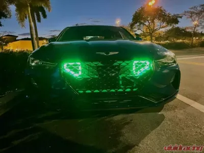 Velossa Tech BIG MOUTH Full LIT KIT Intake Snorkel Genesis G70 3.3T 2018-2021 - VT-BM-1216