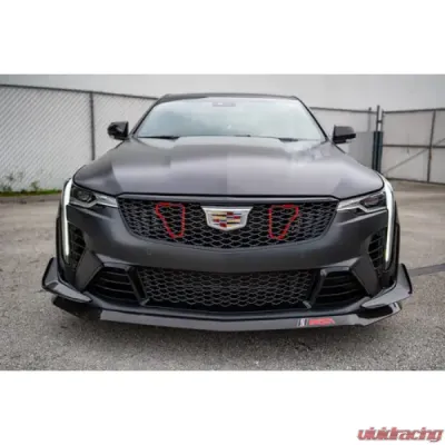 Velossa Tech Blackwing Dual Big Mouth Ram Air Intake Snorkel Cadillac CT4-V 2022-2025 - VT-BM-0261