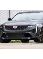 Velossa Tech Blackwing Dual Big Mouth Ram Air Intake Snorkel Cadillac CT4-V 2022-2025                                     - VT-BM-0261 - Image 4