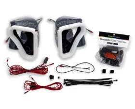 Velossa Tech Blackwing Dual Big Mouth Lit Kit Ram Air Intake Snorkel Cadillac CT4-V 2022-2025