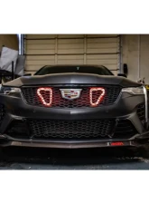 Velossa Tech Blackwing Dual Big Mouth Lit Kit Ram Air Intake Snorkel Cadillac CT4-V 2022-2025                                     - VT-BM-1255 - Image 11