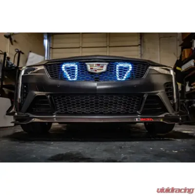 Velossa Tech Blackwing Dual Big Mouth Lit Kit Ram Air Intake Snorkel Cadillac CT4-V 2022-2025 - VT-BM-1255