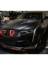 Velossa Tech Blackwing Dual Big Mouth Lit Kit Ram Air Intake Snorkel Cadillac CT4-V 2022-2025                                     - VT-BM-1255 - Image 5