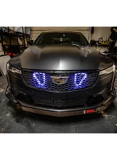 Velossa Tech Blackwing Dual Big Mouth Lit Kit Ram Air Intake Snorkel Cadillac CT4-V 2022-2025                                     - VT-BM-1255 - Image 7