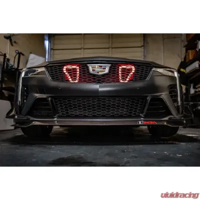 Velossa Tech Blackwing Dual Big Mouth Lit Kit Ram Air Intake Snorkel Cadillac CT4-V 2022-2025 - VT-BM-1255