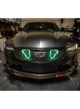 Velossa Tech Blackwing Dual Big Mouth Lit Kit Ram Air Intake Snorkel Cadillac CT4-V 2022-2025                                     - VT-BM-1255 - Image 9