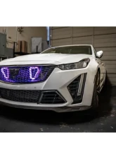 Velossa Tech Blackwing Dual Big Mouth Lit Kit Ram Air Intake Snorkel Cadillac CT5-V 2022-2025                                     - VT-BM-1256 - Image 3