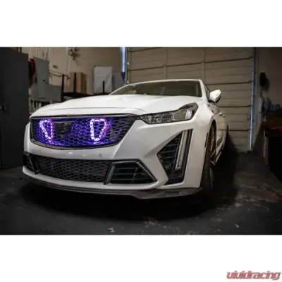 Velossa Tech Blackwing Dual Big Mouth Lit Kit Ram Air Intake Snorkel Cadillac CT5-V 2022-2025 - VT-BM-1256