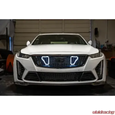 Velossa Tech Blackwing Dual Big Mouth Lit Kit Ram Air Intake Snorkel Cadillac CT5-V 2022-2025 - VT-BM-1256