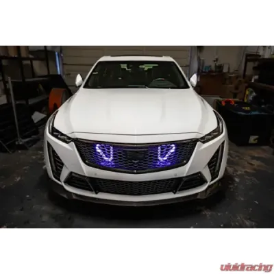 Velossa Tech Blackwing Dual Big Mouth Lit Kit Ram Air Intake Snorkel Cadillac CT5-V 2022-2025 - VT-BM-1256