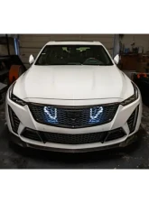 Velossa Tech Blackwing Dual Big Mouth Lit Kit Ram Air Intake Snorkel Cadillac CT5-V 2022-2025                                     - VT-BM-1256 - Image 9