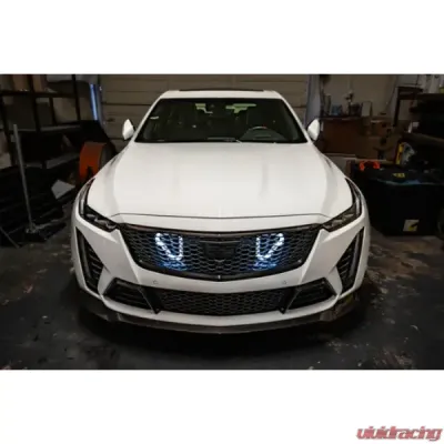 Velossa Tech Blackwing Dual Big Mouth Lit Kit Ram Air Intake Snorkel Cadillac CT5-V 2022-2025 - VT-BM-1256