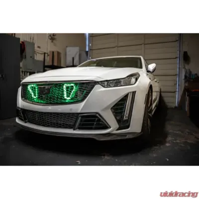 Velossa Tech Blackwing Dual Big Mouth Lit Kit Ram Air Intake Snorkel Cadillac CT5-V 2022-2025 - VT-BM-1256