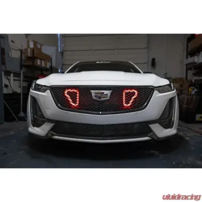 Velossa Tech Dual Big Mouth Lit Kit Ram Air Intake Snorkel Cadillac CT5-V 2020-2025 - VT-BM-1258