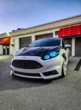 Velossa Tech Headlight Ram Air Intake Snorkel w/ RGBW Bluetooth Halos Ford Fiesta ST MK7/7.5 2014-2019                                     - VT-HL-0010 - Image 13