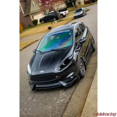 Velossa Tech Headlight Ram Air Intake Snorkel w/ RGBW Bluetooth Halos Ford Fiesta ST MK7/7.5 2014-2019 - VT-HL-0010