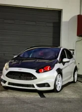 Velossa Tech Headlight Ram Air Intake Snorkel w/o RGBW Bluetooth Halos Ford Fiesta ST MK7/7.5 2014-2019                                     - VT-HL-0011 - Image 11