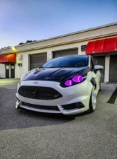 Velossa Tech Headlight Ram Air Intake Snorkel w/o RGBW Bluetooth Halos Ford Fiesta ST MK7/7.5 2014-2019                                     - VT-HL-0011 - Image 12