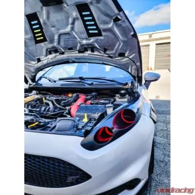 Velossa Tech Headlight Ram Air Intake Snorkel w/o RGBW Bluetooth Halos Ford Fiesta ST MK7/7.5 2014-2019 - VT-HL-0011