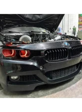 Velossa Tech Headlight Ram Air Intake Snorkel w/ RGBW Bluetooth Halos BMW F30/F34 3-Series 2016-2019                                     - VT-HL-0020 - Image 8