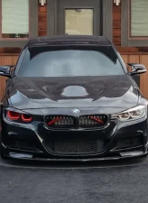 Velossa Tech Headlight Ram Air Intake Snorkel w/ RGBW Bluetooth Halos BMW F30/F34 3-Series 2016-2019                                     - VT-HL-0020 - Image 9