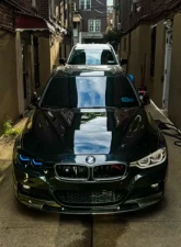 Velossa Tech Headlight Ram Air Intake Snorkel w/o RGBW Bluetooth Halos BMW F30/F34 3-Series 2016-2019                                     - VT-HL-0021 - Image 2