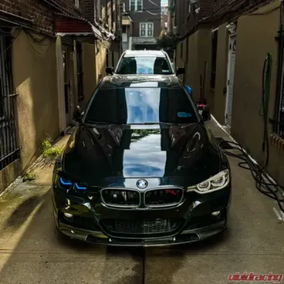 Velossa Tech Headlight Ram Air Intake Snorkel w/o RGBW Bluetooth Halos BMW F30/F34 3-Series 2016-2019 - VT-HL-0021