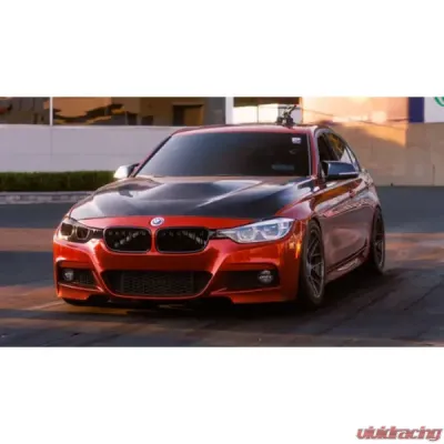 Velossa Tech Headlight Ram Air Intake Snorkel w/o RGBW Bluetooth Halos BMW F30/F34 3-Series 2016-2019 - VT-HL-0021