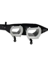 Velossa Tech Headlight Ram Air Intake Snorkel w/o RGBW Bluetooth Halos BMW F30/F34 3-Series 2016-2019                                     - VT-HL-0021 - Image 6