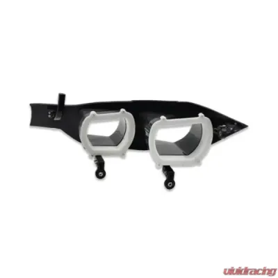 Velossa Tech Headlight Ram Air Intake Snorkel w/o RGBW Bluetooth Halos BMW F30/F34 3-Series 2016-2019 - VT-HL-0021