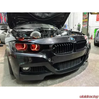 Velossa Tech Headlight Ram Air Intake Snorkel w/o RGBW Bluetooth Halos BMW F30/F34 3-Series 2016-2019 - VT-HL-0021