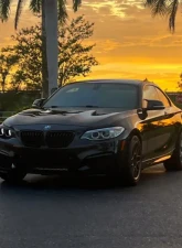 Velossa Tech Headlight Ram Air Intake Snorkel w/ RGBW Bluetooth Halos BMW F22 2-Series 2014-2021                                     - VT-HL-0030 - Image 9