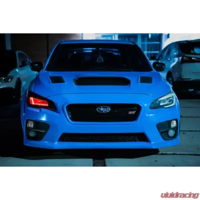 Velossa Tech Headlight Ram Air Intake Snorkel w/ RGBW Bluetooth Halos Subaru WRX | STI 2015-2021 - VT-HL-0040