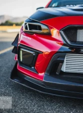 Velossa Tech Headlight Ram Air Intake Snorkel w/ RGBW Bluetooth Halos Subaru WRX | STI 2015-2021                                     - VT-HL-0040 - Image 8