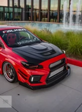 Velossa Tech Headlight Ram Air Intake Snorkel w/ RGBW Bluetooth Halos Subaru WRX | STI 2015-2021                                     - VT-HL-0040 - Image 10