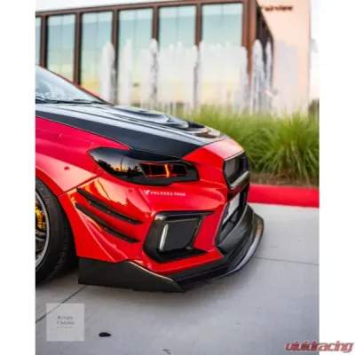 Velossa Tech Headlight Ram Air Intake Snorkel w/o RGBW Bluetooth Halos Subaru WRX | STI 2015-2021 - VT-HL-0041