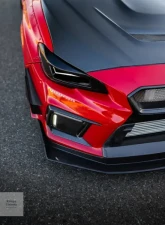 Velossa Tech Headlight Ram Air Intake Snorkel w/o RGBW Bluetooth Halos Subaru WRX | STI 2015-2021                                     - VT-HL-0041 - Image 5