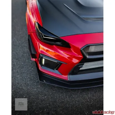 Velossa Tech Headlight Ram Air Intake Snorkel w/o RGBW Bluetooth Halos Subaru WRX | STI 2015-2021 - VT-HL-0041