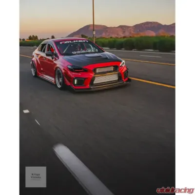 Velossa Tech Headlight Ram Air Intake Snorkel w/o RGBW Bluetooth Halos Subaru WRX | STI 2015-2021 - VT-HL-0041