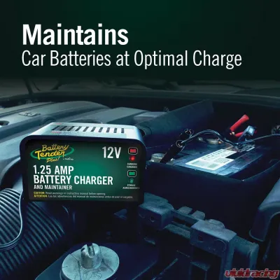 Plus 12V, 1.25 AMP Battery Charger - 021-0128