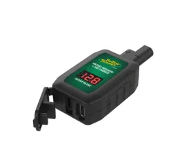 Battery Tender LCD Voltage Indicator with USB & USB Type-C Charging Adapters