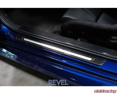 Revel GT Dry Carbon Door Sill Covers 2pcs Toyota GR86 | Subaru BRZ 2022 - 1TR4GT0CS06