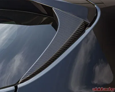 Revel 2pcs GT Dry Carbon Rear Window Side Spoiler Covers Toyota GR Corolla 2023 - 1TR4GT0DT03