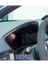 Revel 1 Pc GT Dry Carbon Dash Cluster Cover Honda Civic Type-R 2023                                     - 1TR4GT0DH01 - Image 3